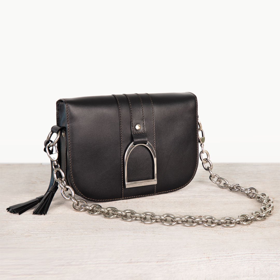 Urban Equestrian  Chunky Loop Nickel Finish Chain Strap