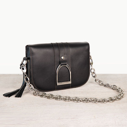 Urban Equestrian  Chunky Loop Nickel Finish Chain Strap