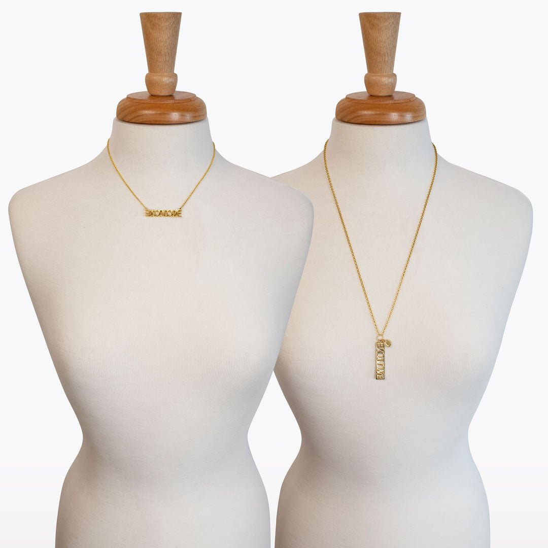 Urban Equestrian  Love - Horseshoe Coin Pendant in Gold