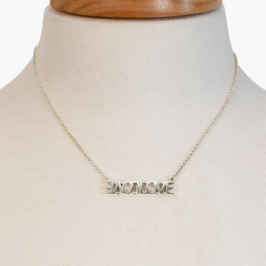Urban Equestrian  Love - Horseshoe Coin Pendant in Silver
