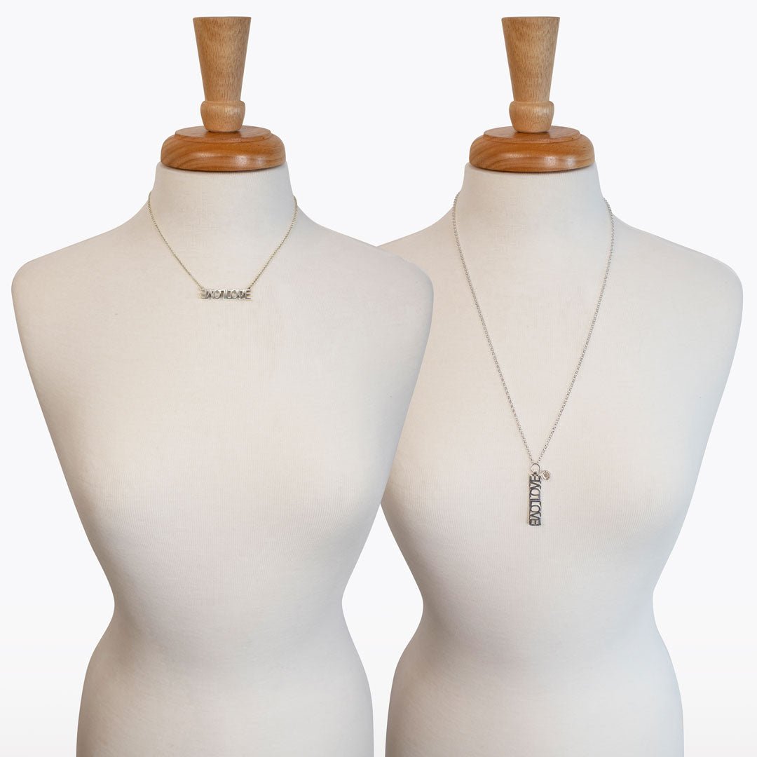 Urban Equestrian  Love - Horseshoe Coin Pendant in Silver