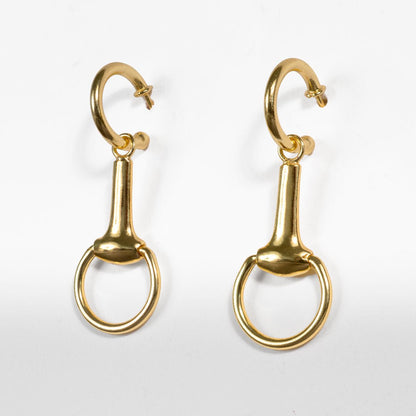 Urban Equestrian  Odeza - Horse Bit Toggle Equestrian Necklace in Gold