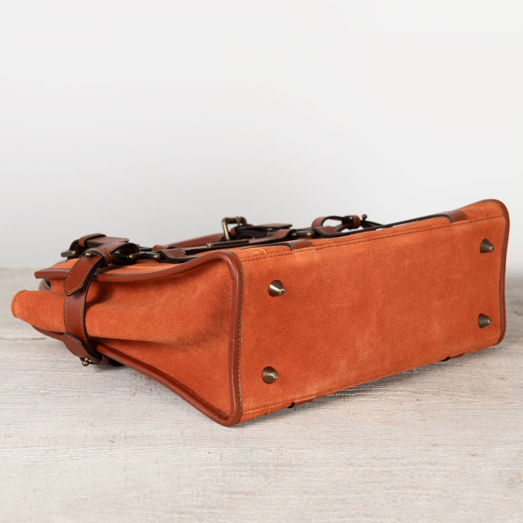 Urban Equestrian  Paddock -  Halter Tote Luxury Leather Handbag in Cognac on Cognac