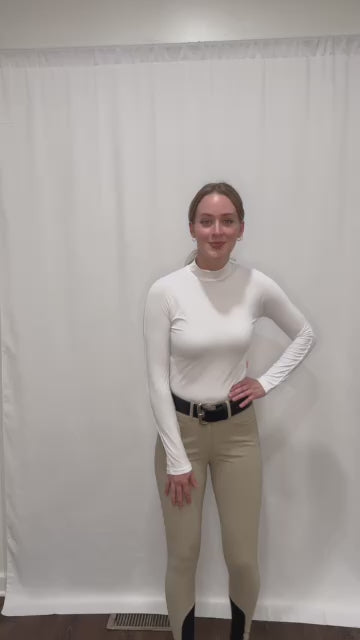 Tailored Sportsman Ladies Icefil Mock Neck Long Sleeve Sun Shirt