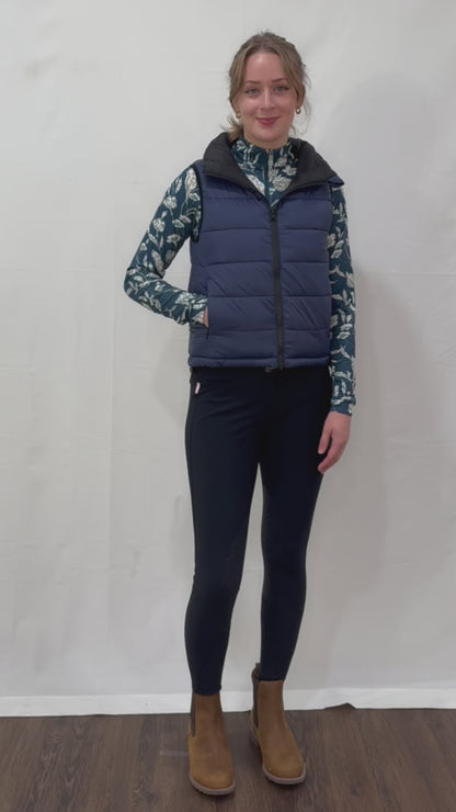 Kastel Reversible Quilted Puffer Vest