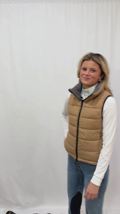 Kastel Reversible Quilted Puffer Vest