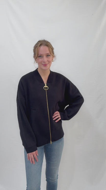 Barbour Women's Milda Knitted Bomber Jacket