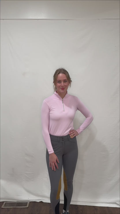 Tailored Sportsman Mid Rise Front Zip TechLight Knee Patch Breech