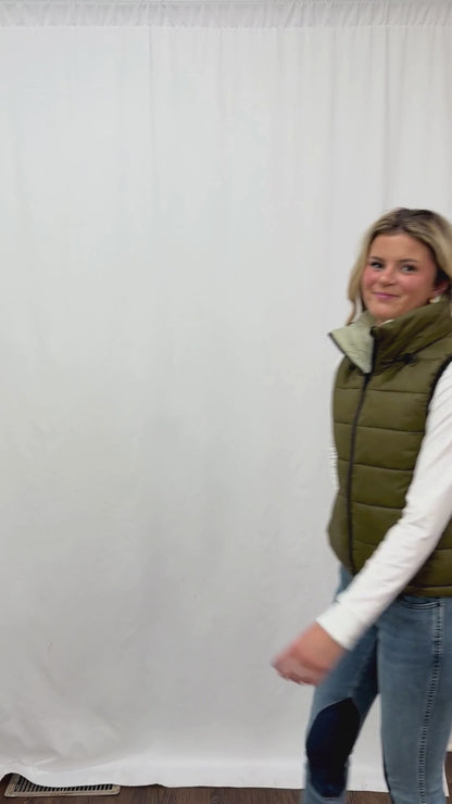 Kastel Women's Reversible Puffer Vest