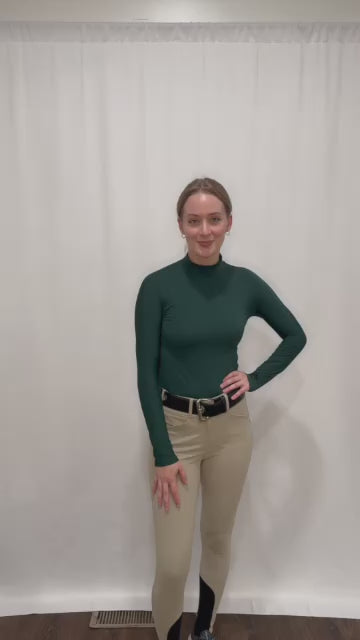 Tailored Sportsman Ladies Icefil Mock Neck Long Sleeve Sun Shirt