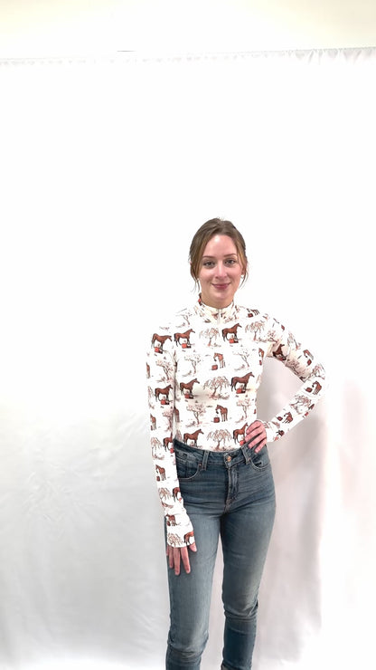 Deinhardt Designs x Tucker Tweed Toile Long Sleeve Shirt