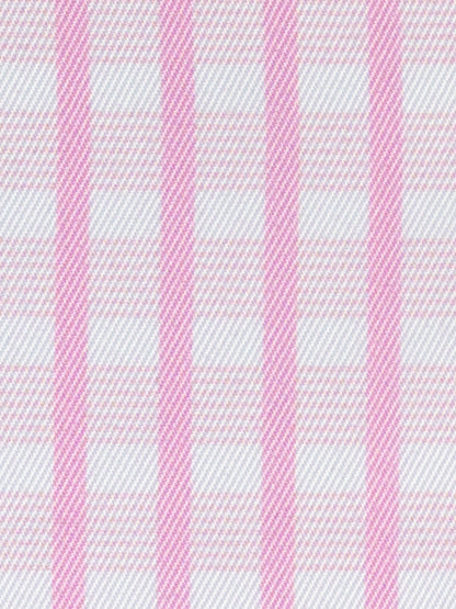 Essex Classics  Ladies "Luna II" Pink Long Sleeve Performance Show Shirt with Pink Check Trim