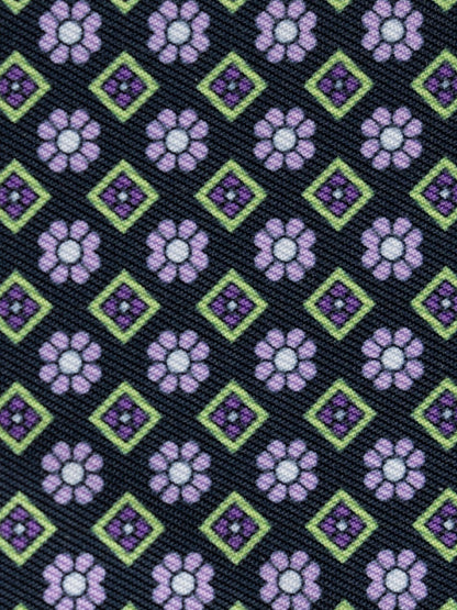 Essex Classics  Girls "Luna II" Lilac Long Sleeve Performance Show Shirt with Diamond and Daisy Trim