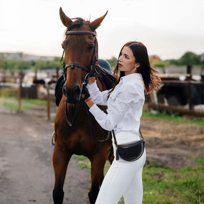 Urban Equestrian  Sonoma Sling Bag in Black