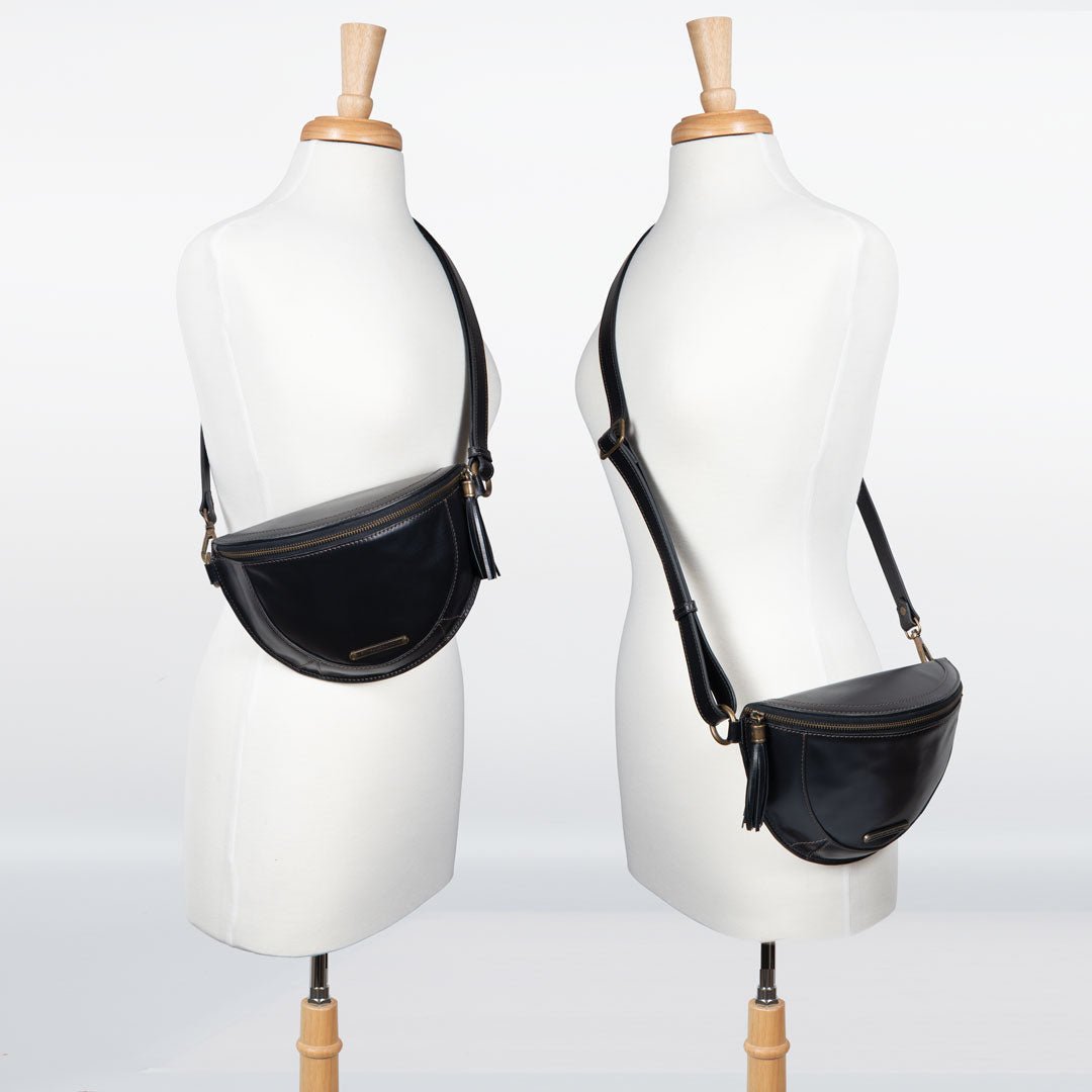 Urban Equestrian  Sonoma Sling Bag in Black