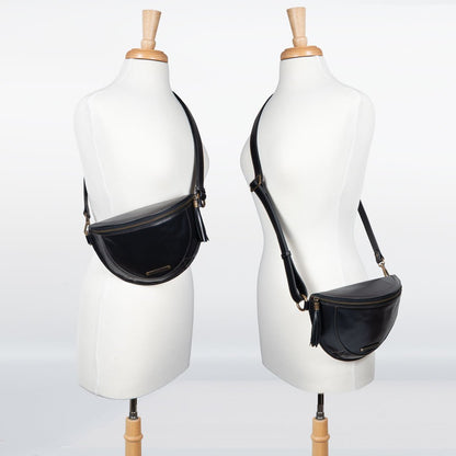 Urban Equestrian  Sonoma Sling Bag in Black