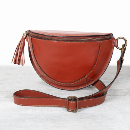 Urban Equestrian  Sonoma Sling Bag in Cognac