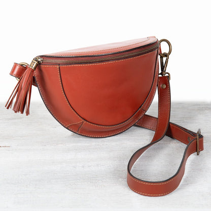 Urban Equestrian  Sonoma Sling Bag in Cognac