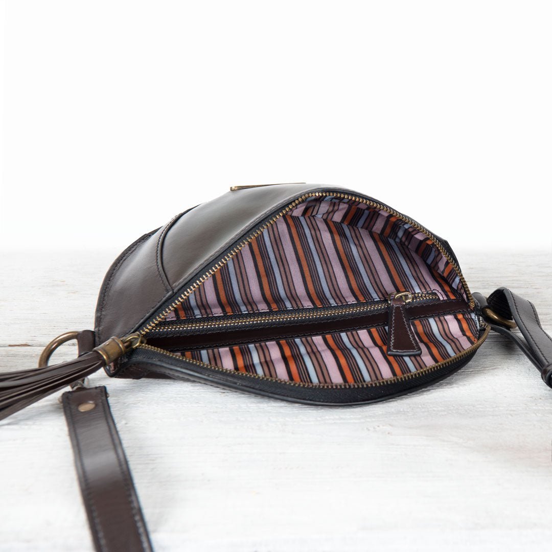 Urban Equestrian  Sonoma Sling Bag in Deep Brown