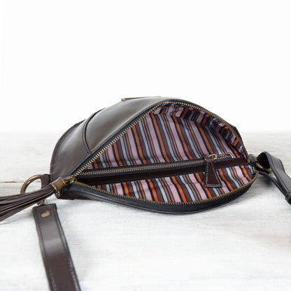 Urban Equestrian  Sonoma Sling Bag in Deep Brown