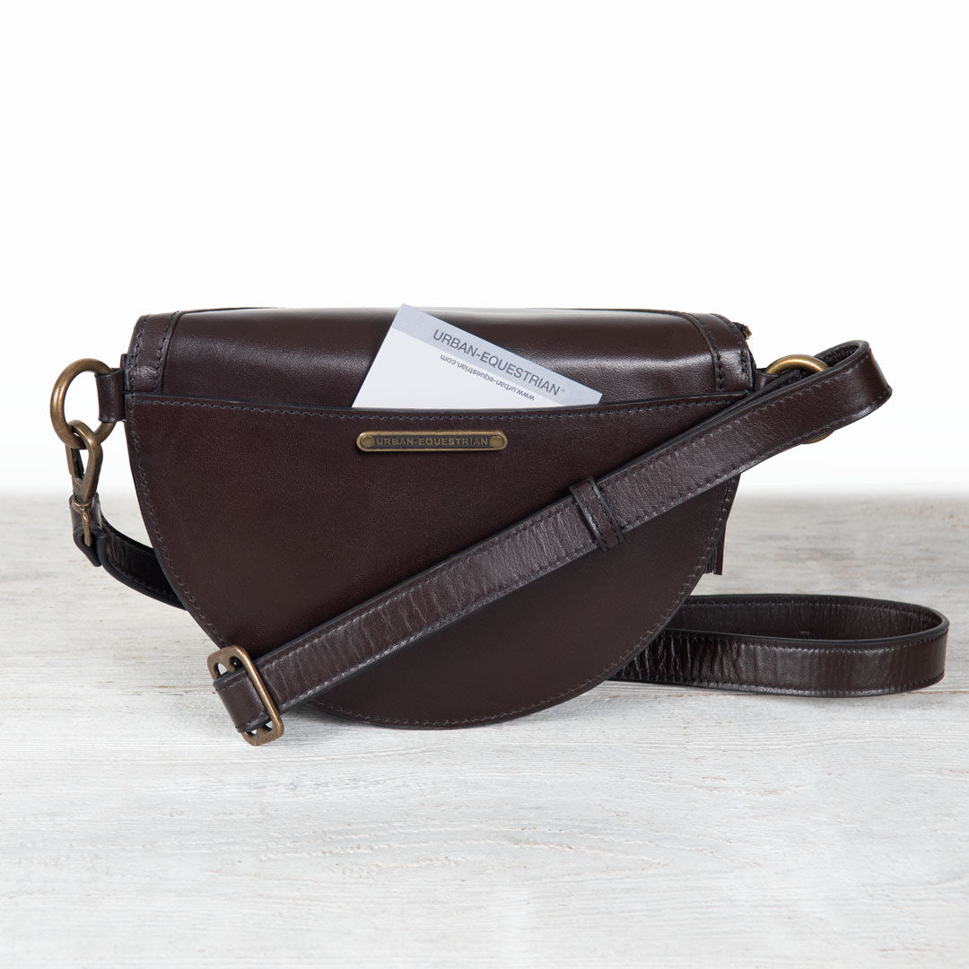 Urban Equestrian  Sonoma Sling Bag in Deep Brown