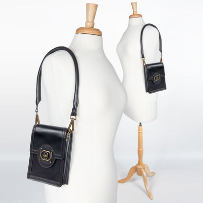 Urban Equestrian  Talisman - Horse Bit Lock Phone Bag in Black
