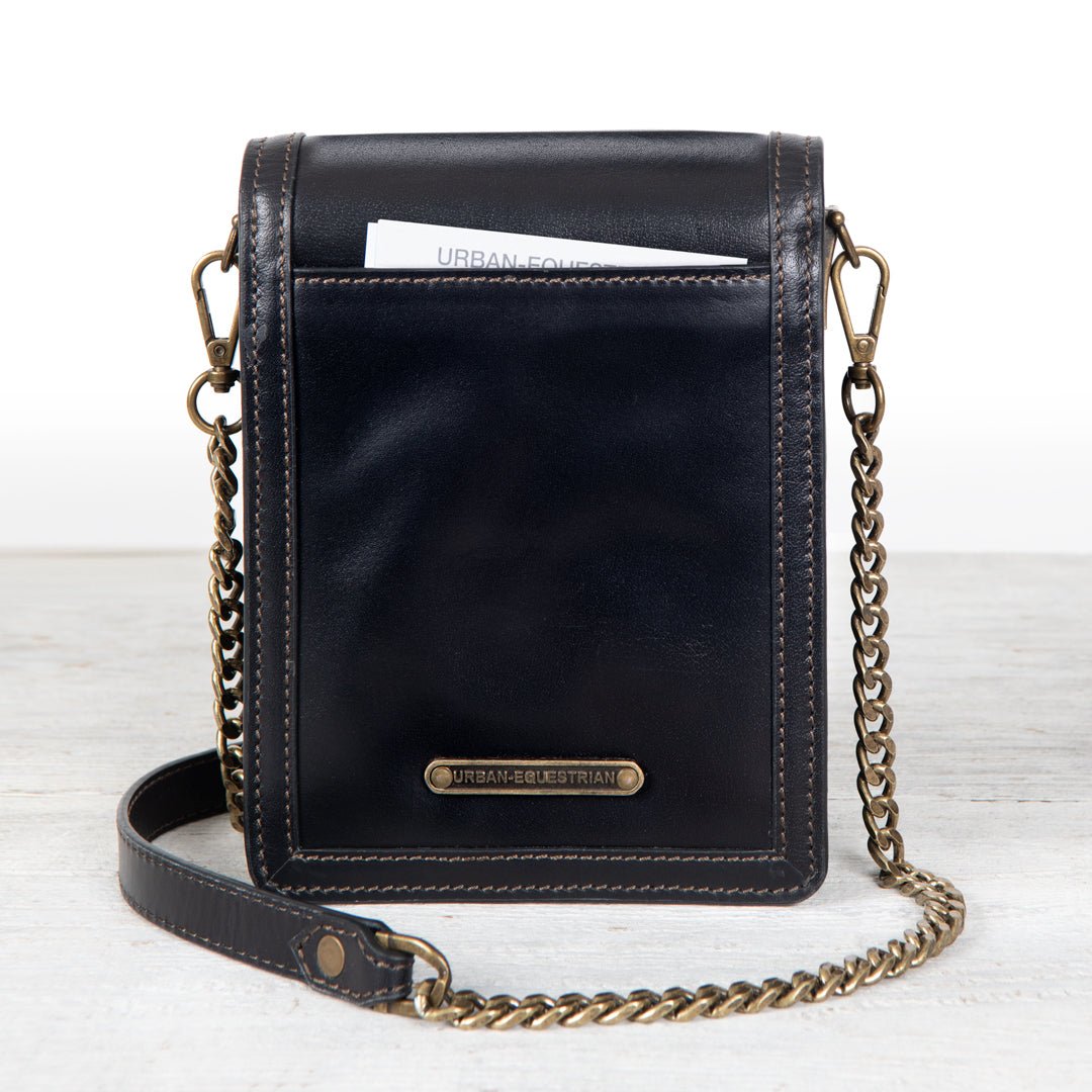 Urban Equestrian  Talisman - Horse Bit Lock Phone Bag in Black