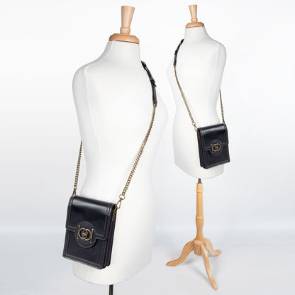 Urban Equestrian  Talisman - Horse Bit Lock Phone Bag in Black