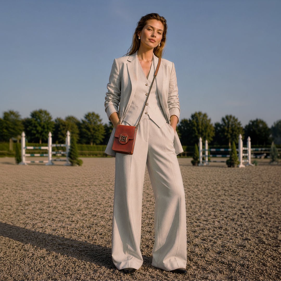 Urban Equestrian  Talisman - Horse Bit Lock Phone Bag in Cognac