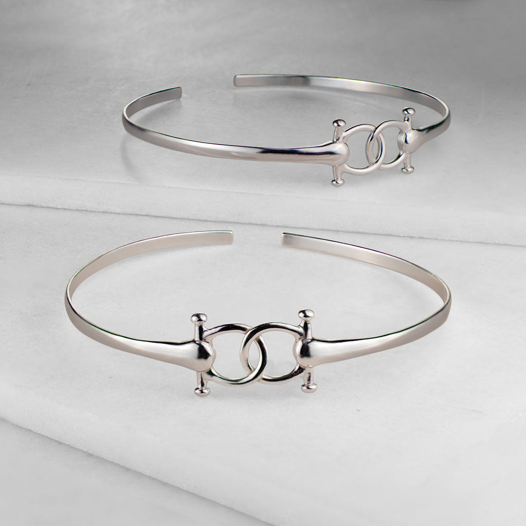 Talisman - Horse Bit Equestrian Ring in Silver