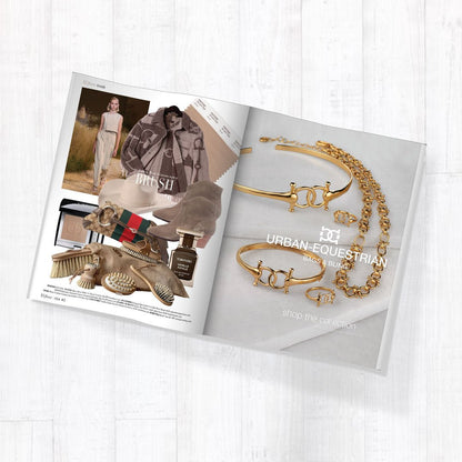 Talisman - Equestrian Horse Bit Bracelet in Silver