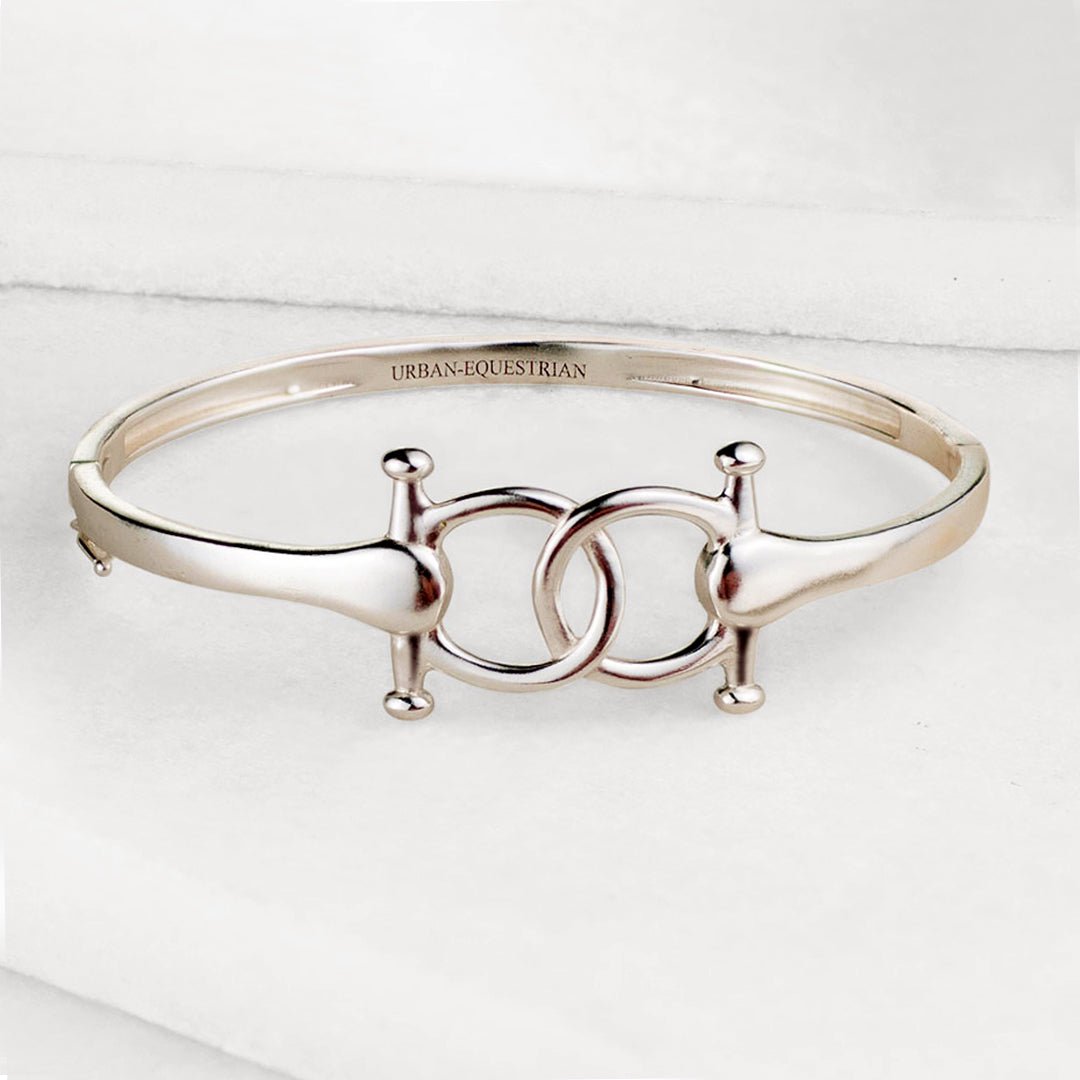 Talisman - Equestrian Horse Bit Bracelet in Silver