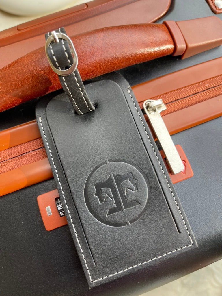 Tucker Tweed Leather Luggage Tags