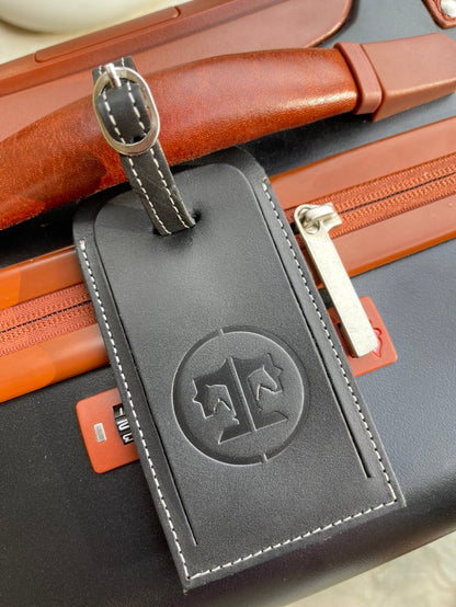 Tucker Tweed Leather Luggage Tags