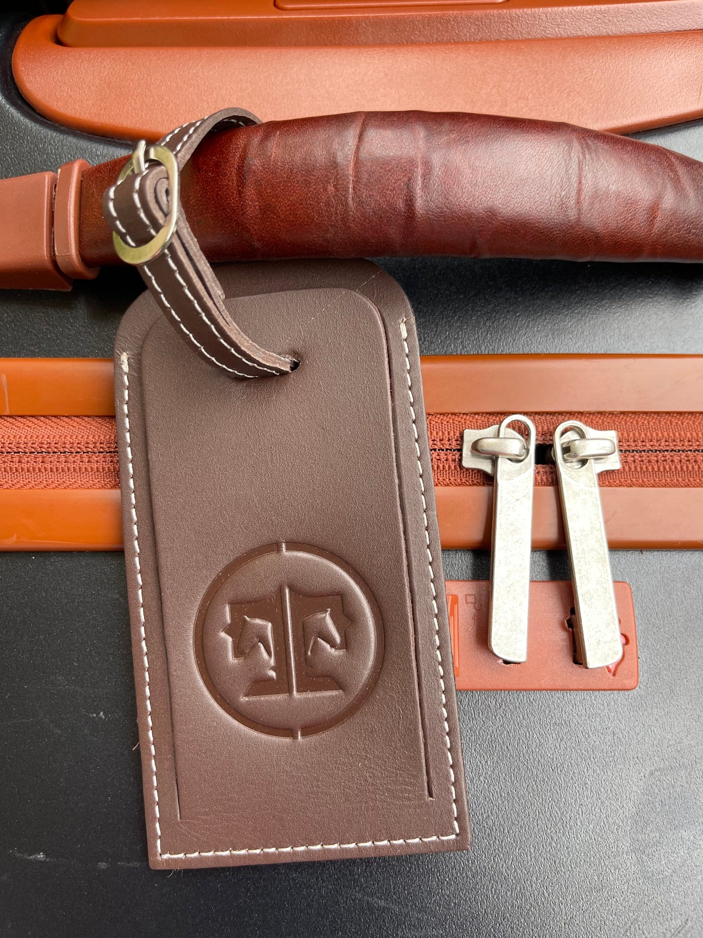 Tucker Tweed Leather Luggage Tags