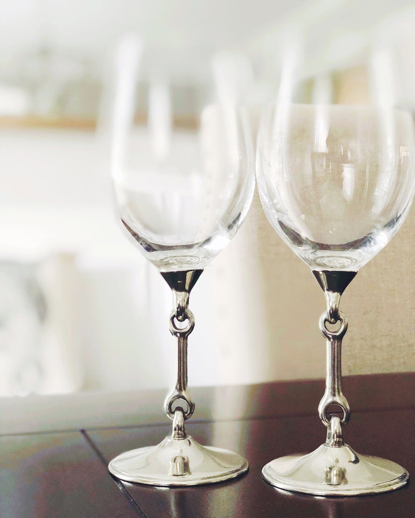 Vagabond House - Equestrian Bit Wine Glass