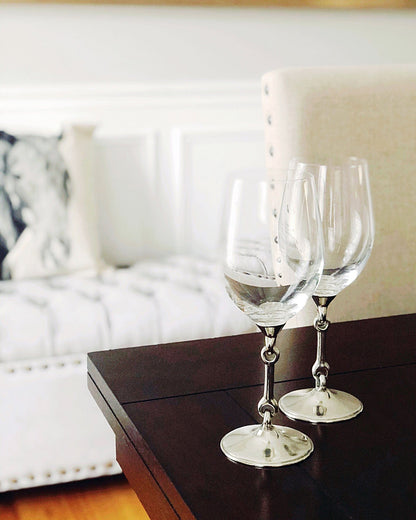 Vagabond House - Equestrian Bit Wine Glass