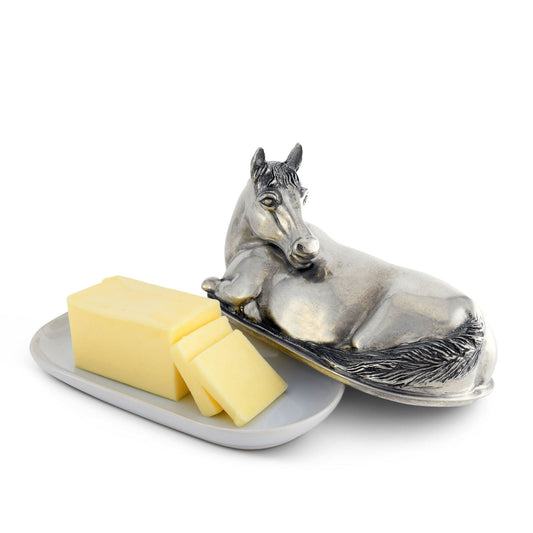 Vagabond House - Horse Butter Dish