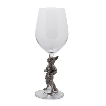 Vagabond House - Hunting Dressed Fox Wine Glass