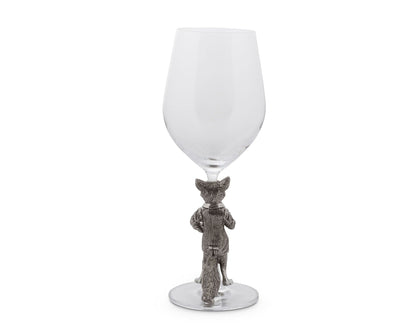 Vagabond House - Hunting Dressed Fox Wine Glass