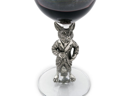 Vagabond House - Hunting Dressed Fox Wine Glass