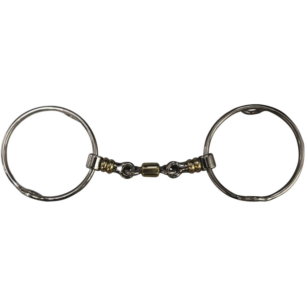 Jump'in Large Ring Gag Bit with Rollers Farm House Tack