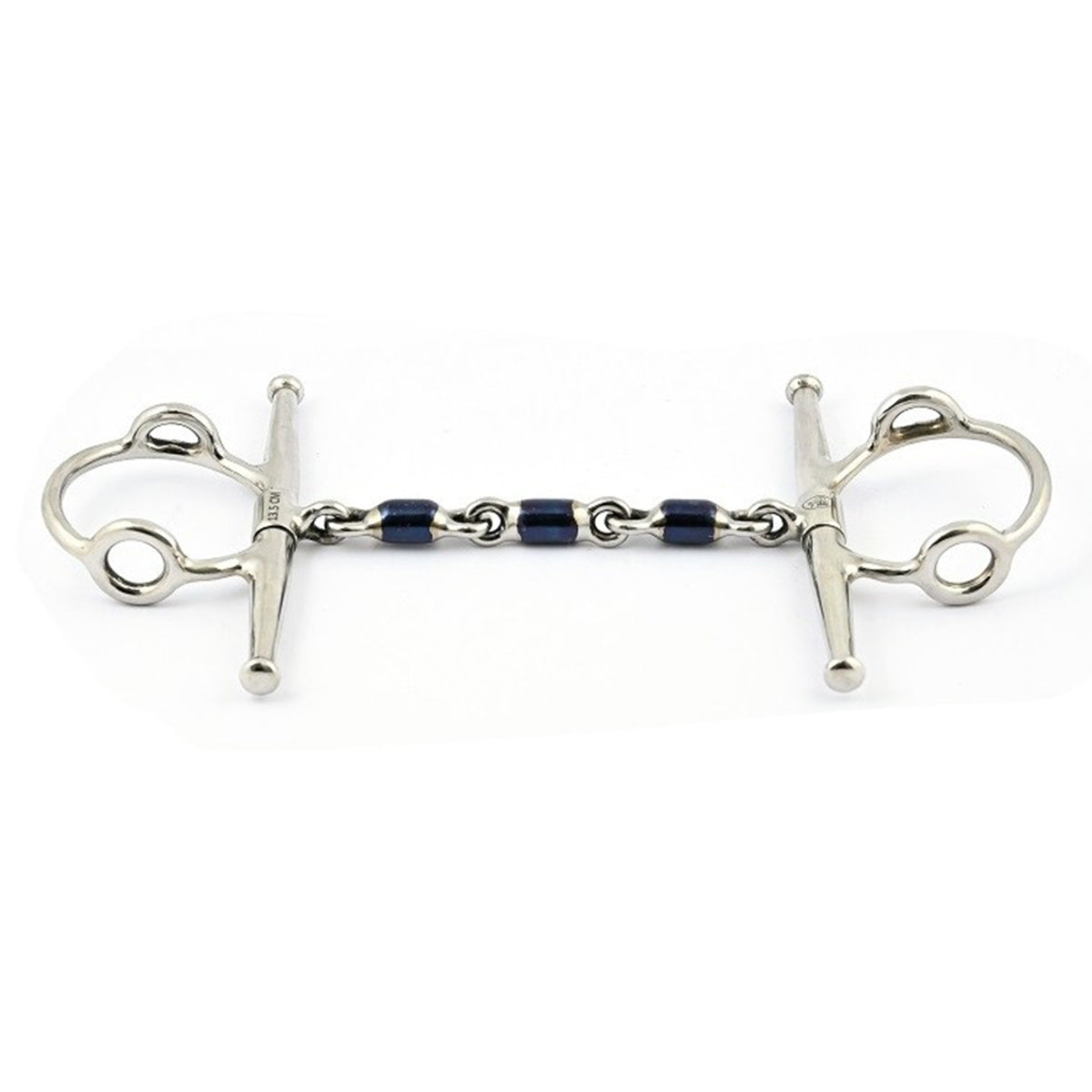 Jump'in Blue Steel Waterford Full Cheek Gag Bit Farm House Tack