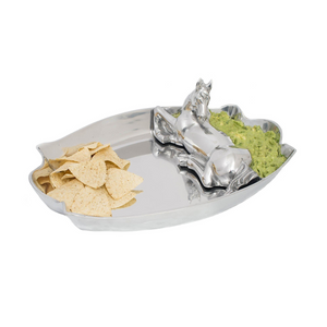 Arthur Court Horse Figural Chip and Dip Tray