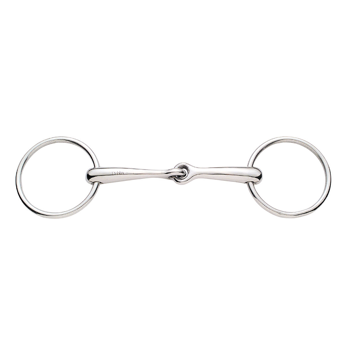 Korsteel Stainless Steel Solid Mouth 16MM Loose Ring Snaffle Bit