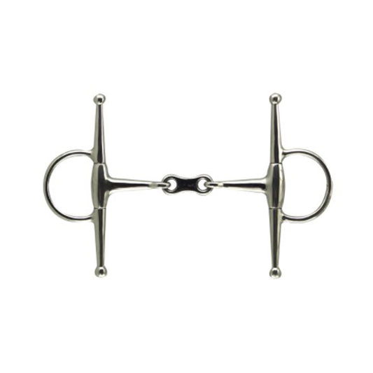 Coronet French Link Full Cheek Eggbutt Snaffle Bit