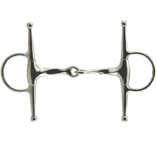 Coronet Full Cheek Slow Twist Stainless Steel Eggbutt Bit