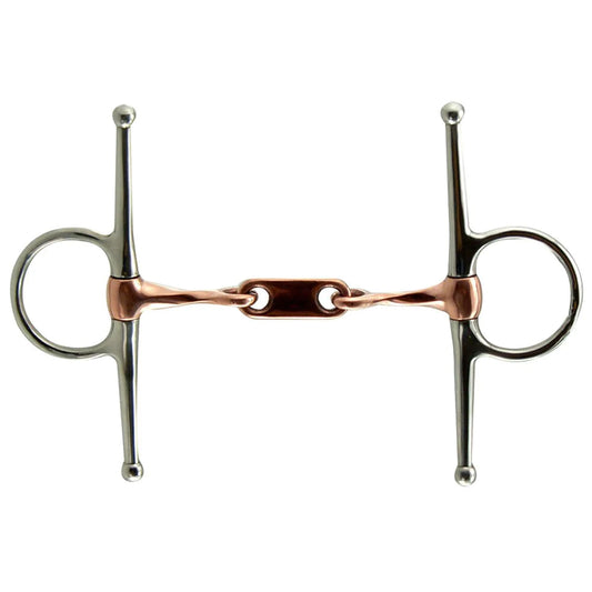 Coronet Copper Mouth Dr Bristol Slow Twist Full Cheek Bit