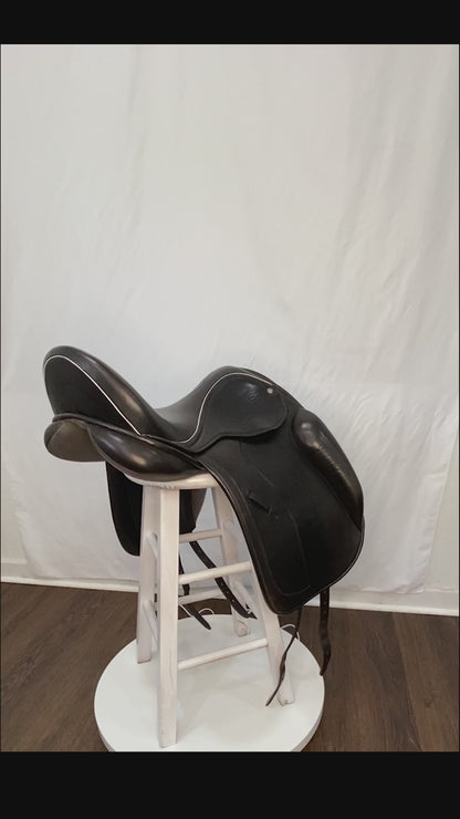 Black Country 17.5" Used Adelinda Dressage Saddle