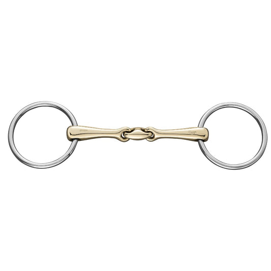 Herm Sprenger KK ULTRA Sensogan Double Jointed Loose Ring Snaffle Bit - 14mm
